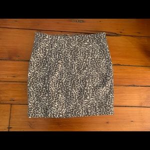 Cheetah Print Free People Skirt-Size Small